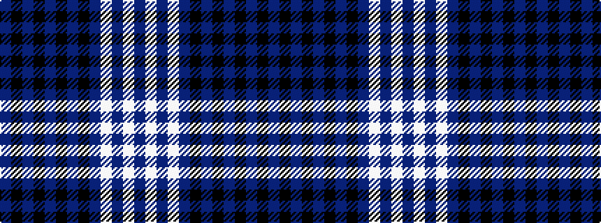 idealised woven sample of pattern BKBKBKBKBWBWB