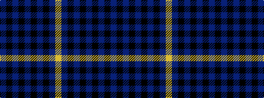idealised woven sample of pattern BKBKBKBKBY