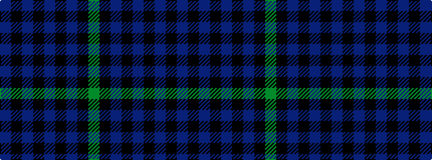 idealised woven sample of pattern BKBKBKBKG