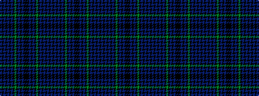 idealised woven sample of pattern BKBKBKBKGKBKBKKKBKBKGKBKBKBKB