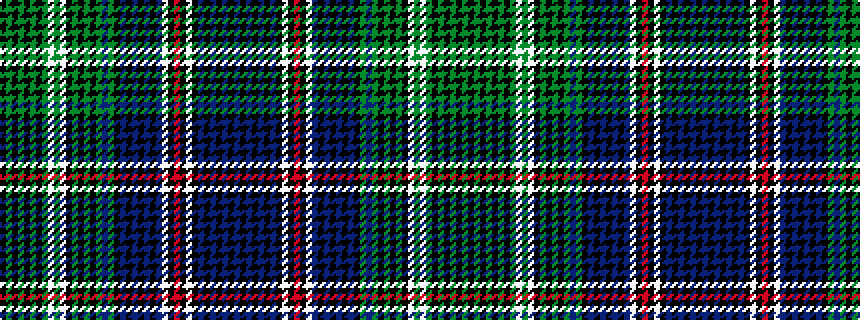 idealised woven sample of pattern BKBKBKBKWKRKWBKBKBKBKGBGKGKGKWGWGKGKGKGK
