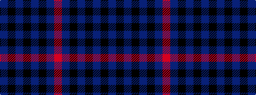 idealised woven sample of pattern BKBKBKBR