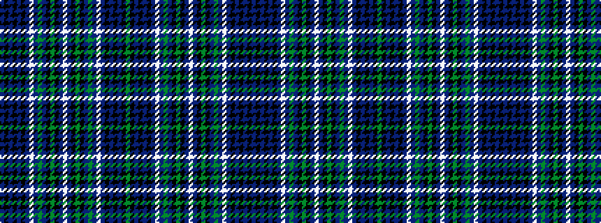 idealised woven sample of pattern BKBKBKBWBGBKGKBWBKGKBGBWBKBKBKG