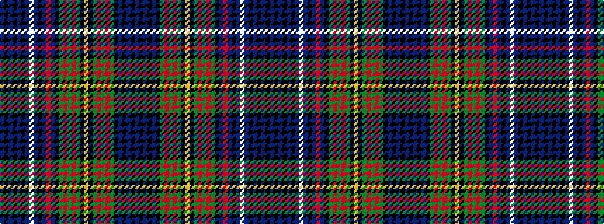 idealised woven sample of pattern BKBKBKBWBKBRBKGRGRGKYKGRGRGKBKBKB