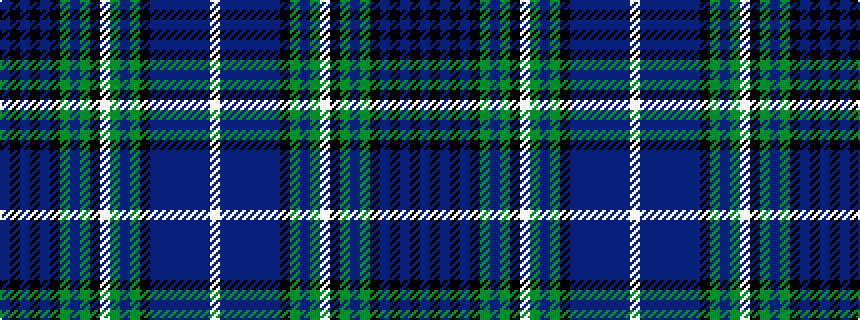 idealised woven sample of pattern BKBKBKGBGKWGBGKBBBBBBW