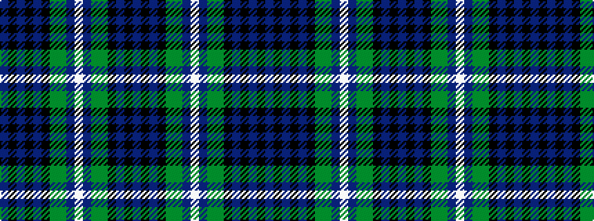 idealised woven sample of pattern BKBKBKGGBWBGGKBKB