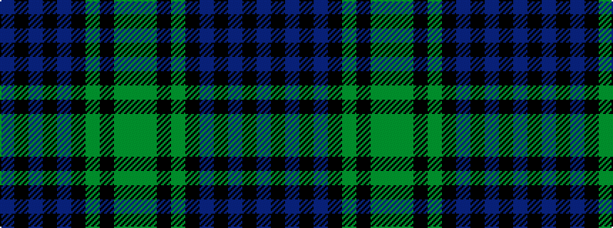 idealised woven sample of pattern BKBKBKGKGG