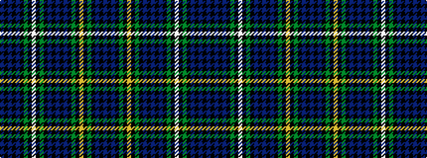 idealised woven sample of pattern BKBKBKGKWKGKBKBKBKGKYKGKBKB