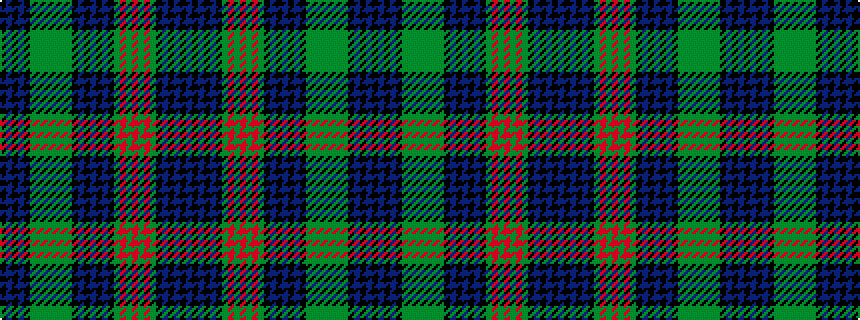 idealised woven sample of pattern BKBKBKGRGRGRGKBKBKBKGGGGGGGKBKBK