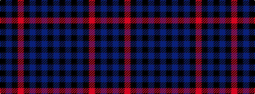 idealised woven sample of pattern BKBKBKRKBK