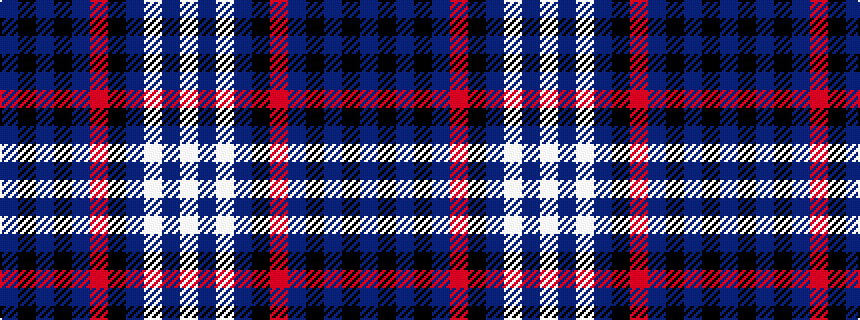 idealised woven sample of pattern BKBKBRKBWBW