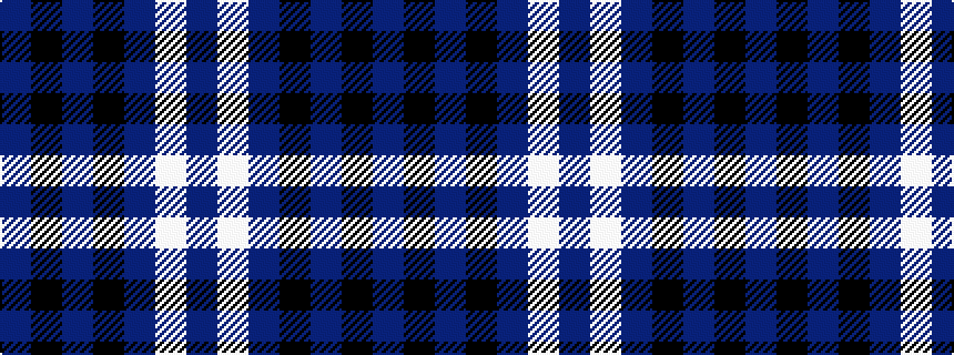 idealised woven sample of pattern BKBKBWB