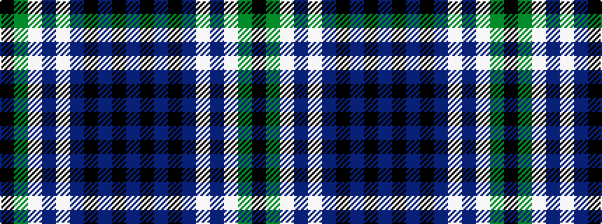 idealised woven sample of pattern BKBKBWBWGK