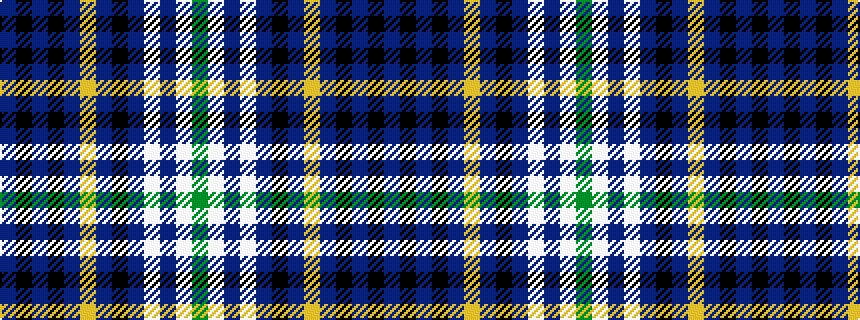 idealised woven sample of pattern BKBKBYBKBWBWG