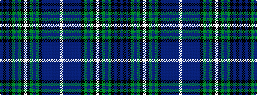 idealised woven sample of pattern BKBKGBGKWKGBGKBBBBBBW