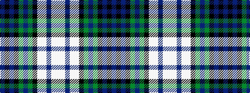 idealised woven sample of pattern BKBKGBGKWWBWW