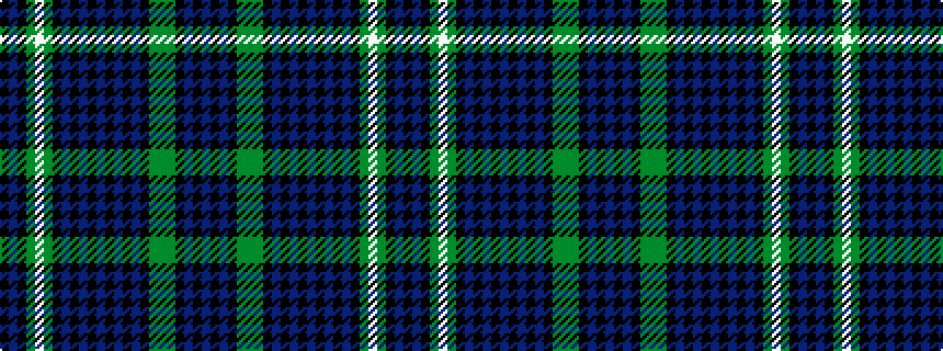 idealised woven sample of pattern BKBKGGGKBKBKBKBKBKGWGKBK