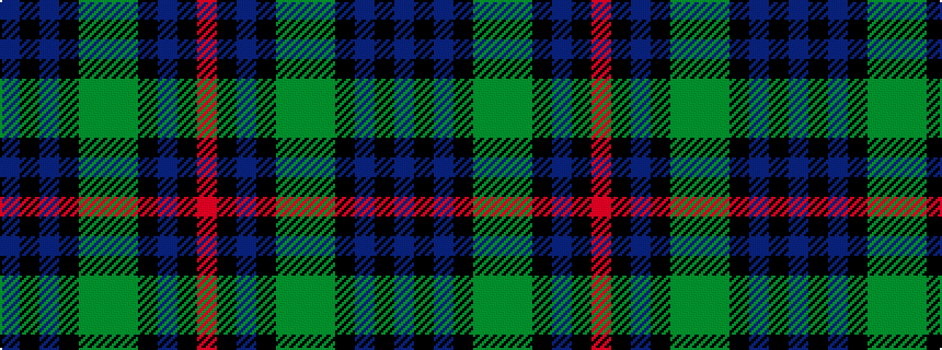 idealised woven sample of pattern BKBKGGGKBKR