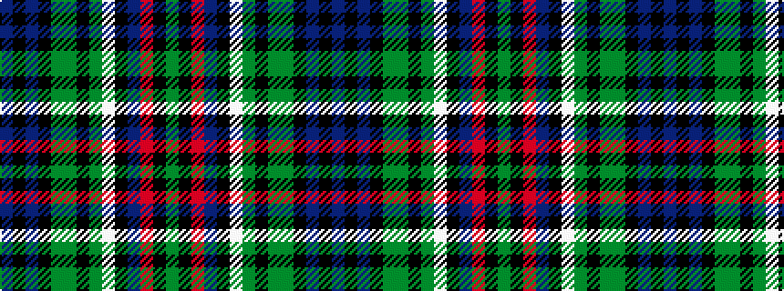 idealised woven sample of pattern BKBKGGKGWKBRKG