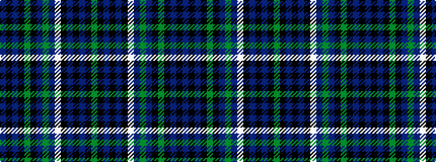 idealised woven sample of pattern BKBKGKBGBWKBKBKG