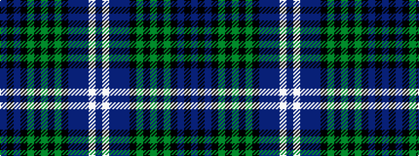 idealised woven sample of pattern BKBKGKGKGKBBBWB