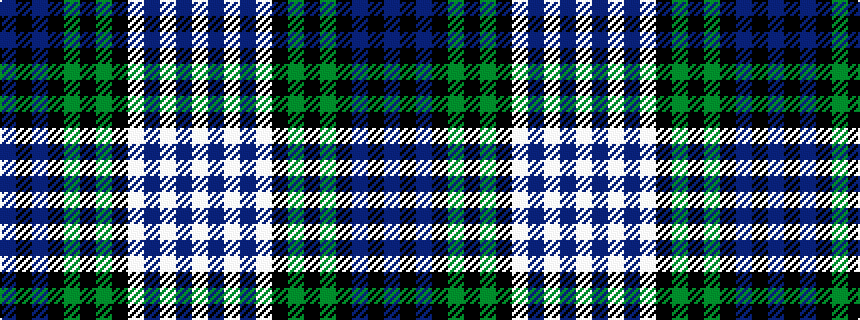 idealised woven sample of pattern BKBKGKGKWBWBW