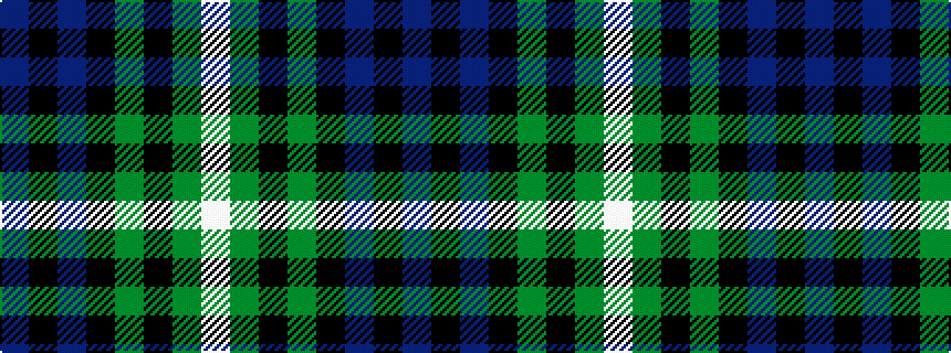 idealised woven sample of pattern BKBKGKGW