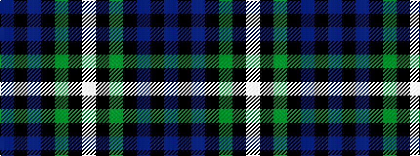 idealised woven sample of pattern BKBKGKW