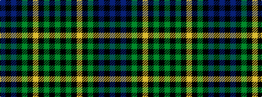 idealised woven sample of pattern BKBKGKYKGKG
