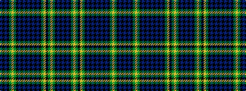 idealised woven sample of pattern BKBKGYGKBKBKBKBKBKGYKGYGKBKB