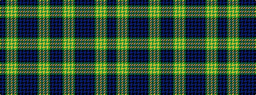 idealised woven sample of pattern BKBKGYGYGYGKBKBKBKBKBKGYGYGYGKBK
