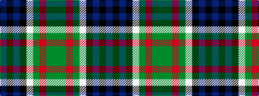 idealised woven sample of pattern BKBKWGRGG