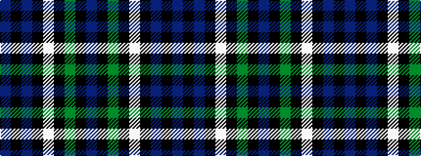 idealised woven sample of pattern BKBKWKGKB