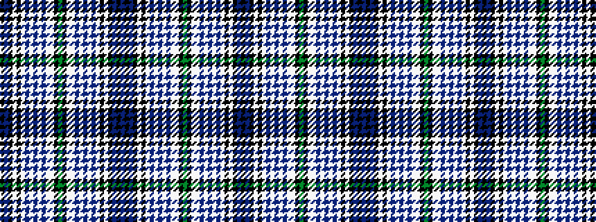 idealised woven sample of pattern BKBKWKWBWBWBWWKGKWWBWBWBWKWKBK