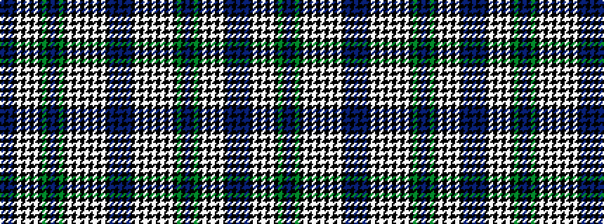 idealised woven sample of pattern BKBKWKWKWKGKBKGKWKWKWKWKWKBKB
