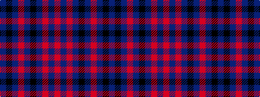 idealised woven sample of pattern BKBRBKBRBR