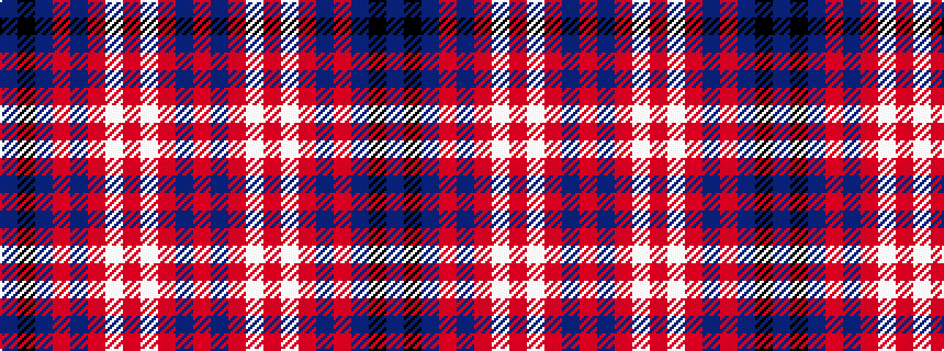 idealised woven sample of pattern BKBRBRWRWRBR