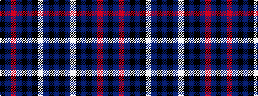 idealised woven sample of pattern BKBWKBKBRBK