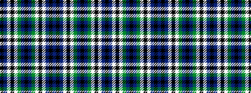 idealised woven sample of pattern BKBWKWGBKBGWKWBK