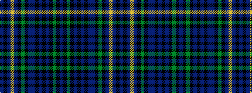 idealised woven sample of pattern BKBYBKGKBBKBKBKGKB