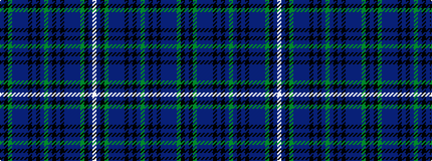 idealised woven sample of pattern BKGBBBBKBKBGBKBKBBBBGKBW