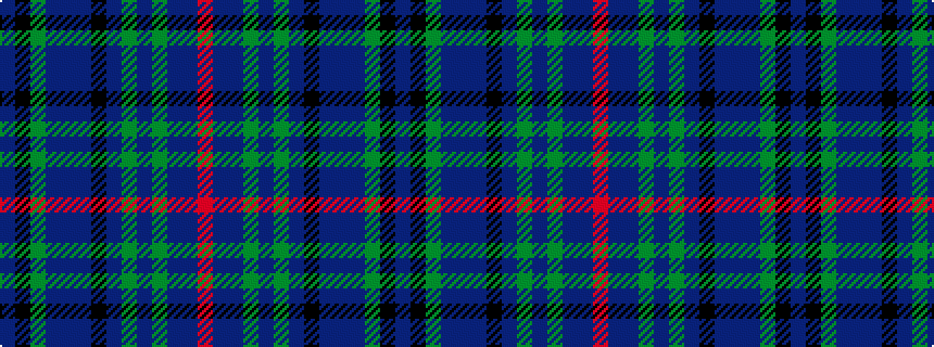 idealised woven sample of pattern BKGBBBKBGBGBBR