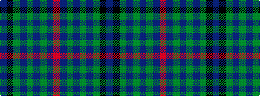 idealised woven sample of pattern BKGBGBGBR