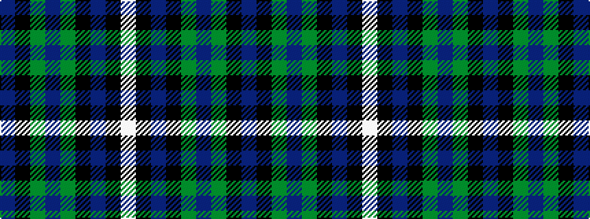 idealised woven sample of pattern BKGBGKBKW