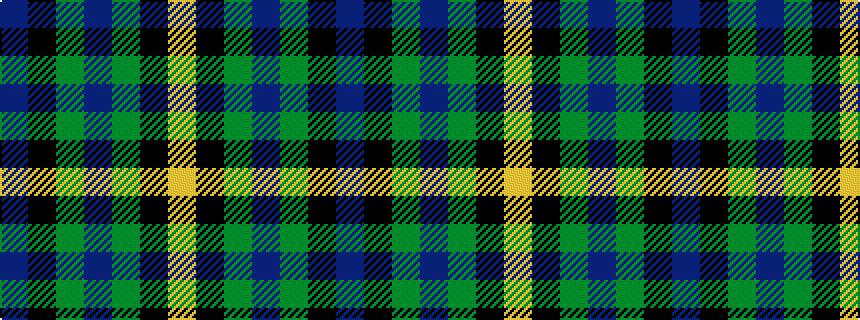 idealised woven sample of pattern BKGBGKY
