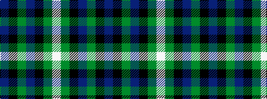 idealised woven sample of pattern BKGBKGW