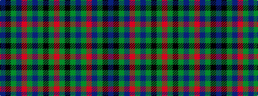 idealised woven sample of pattern BKGBRGBGKGR