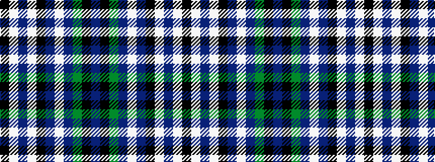 idealised woven sample of pattern BKGBWBKWBWK