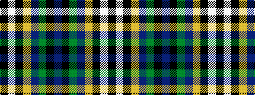 idealised woven sample of pattern BKGBYKWK