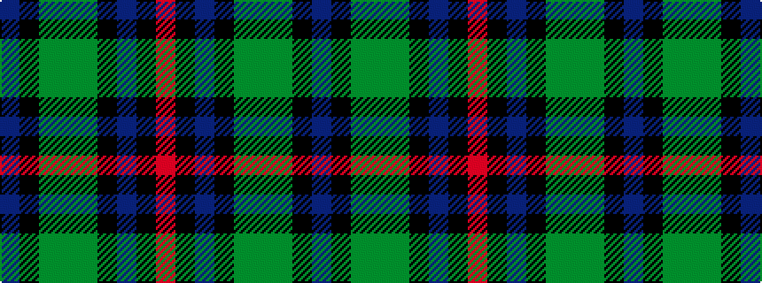 idealised woven sample of pattern BKGGGKBKR